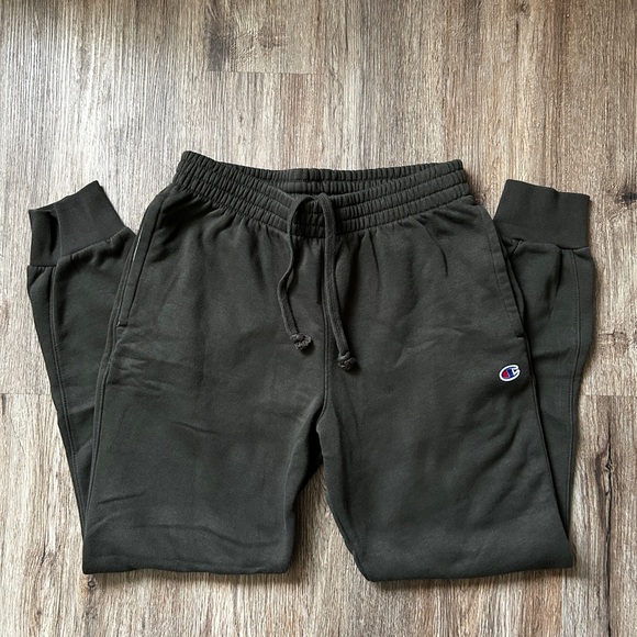 Champion Dark Green Jogger Sweatpants - Picture 1 of 4